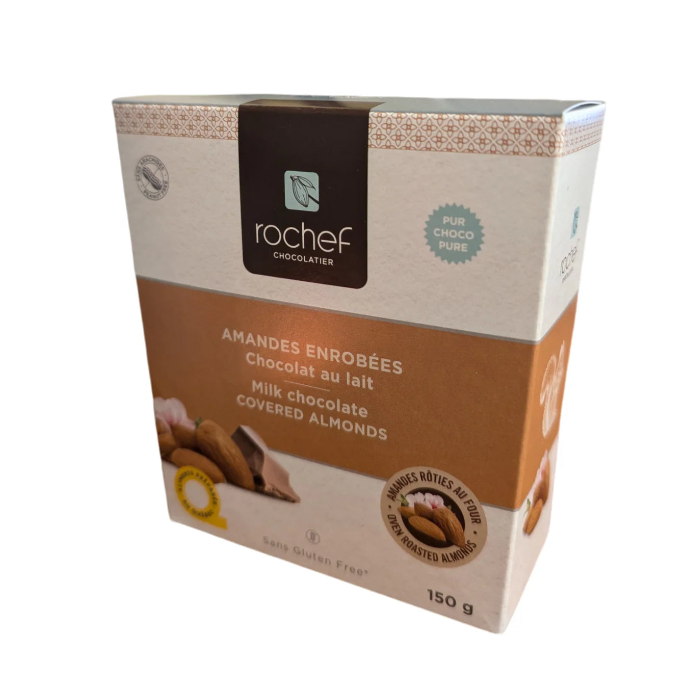 Amande enrobée de chocolat au lait