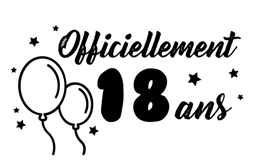 Verre à vin - Anniversaire