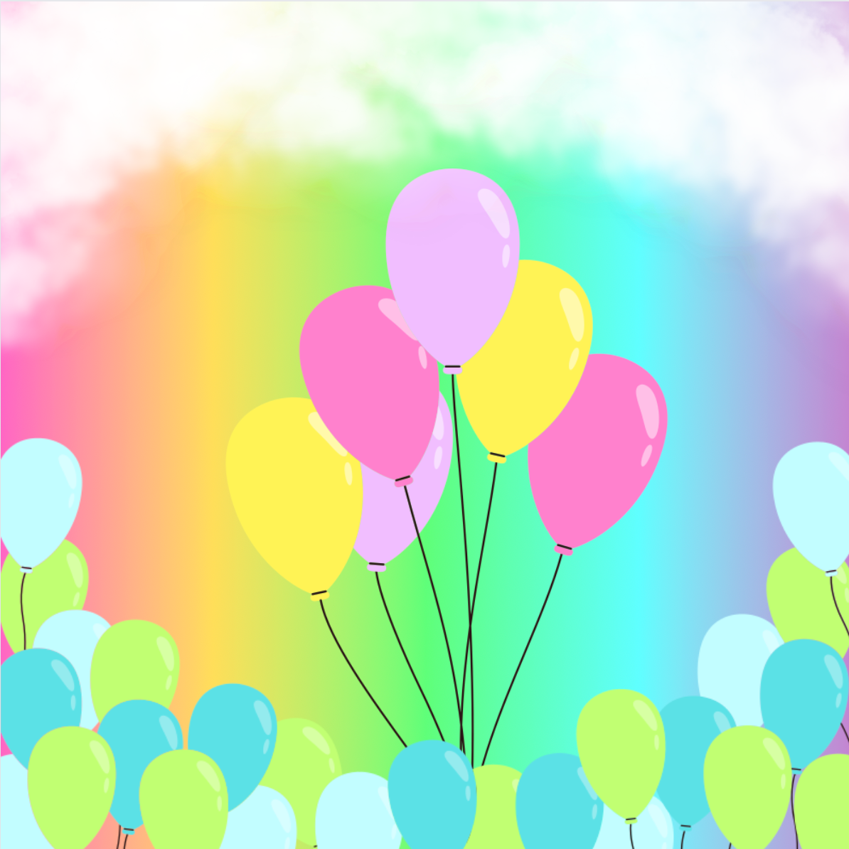 Bouquet de ballons en latex