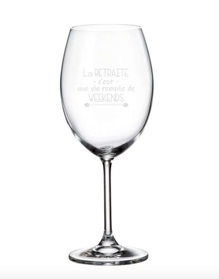 Verre à vin - Retraite